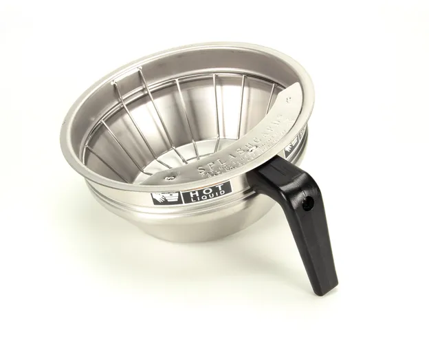 Bunn Funnel Assembly Stainless Steel Black Handle 7.6" across 20217.0000 Bunn Funnel Assembly Stainless Steel Black Handle 7.6" across 20217.0000